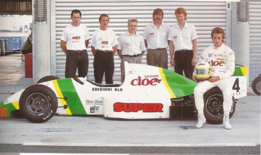 Giovanni Bonanno e sua equipe familiar, a BG F3000
