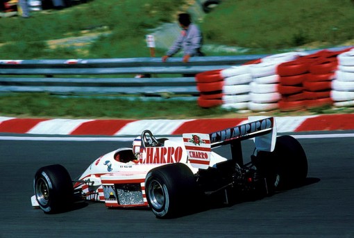Pascal Fabre na última corrida em que conseguiu chegar ao fim, o GP da Hungria