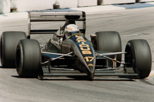 Tarquini fazendo a última corrida da AGS negra, em Adelaide