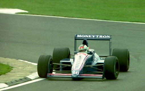 Stefan Johansson e a dura tarefa de tentar pré-classificar o Onyx-Ford em Silverstone